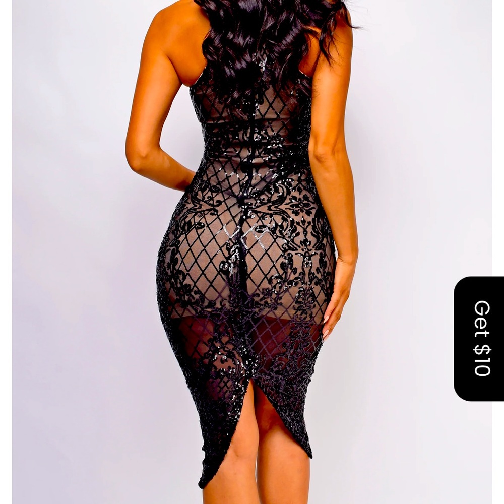 Gorgeous sequin midi dress never worn